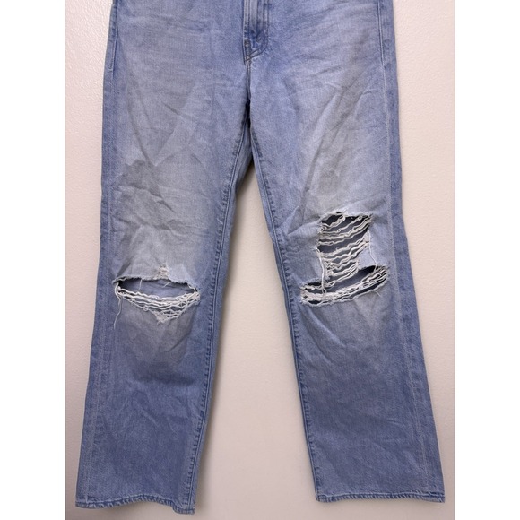 MOTHER High Rise Blue Jeans - Picture 4 of 8